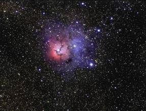 M20 The Triffid Nebula by Ian King