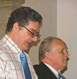 Dave Waugh and Terry Goodman by Mike Dryland