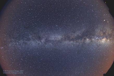 Milky Way from La Palma  Dr Francisco Diego UCL
